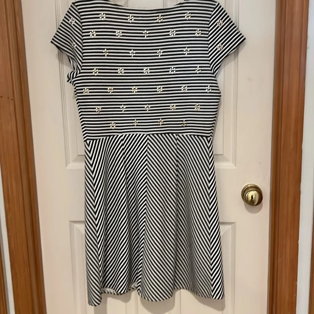Maison Jules Black and white darling dress. Not quite mini but to your knees. - Picture 5 of 5